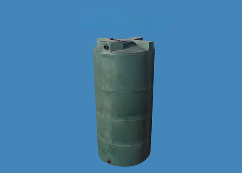 Image of 750 Gallon Vertical Water Storage Tank Custom Roto Molding 750 VT FWG