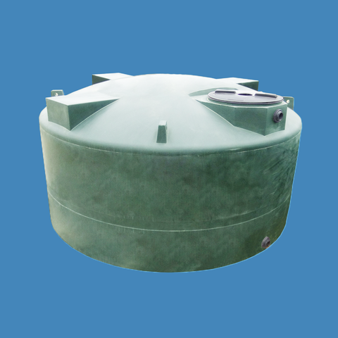 Image of 1600 Gallon Vertical Water Storage Tank Short Custom Roto Molding 1600 VTS FWG