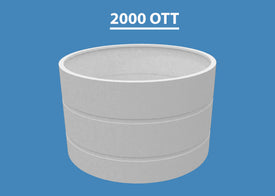 2000 Gallon Open Top HDPE Tank Custom Roto Molding 2000 OTT
