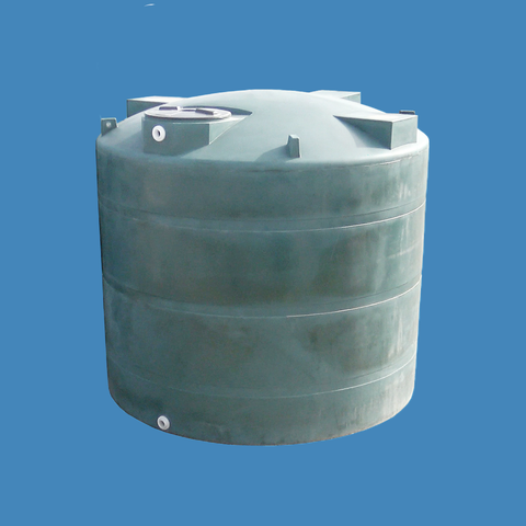 Image of 3000 Gallon Vertical Water Storage Tank Custom Roto Molding 3000 VT FWG