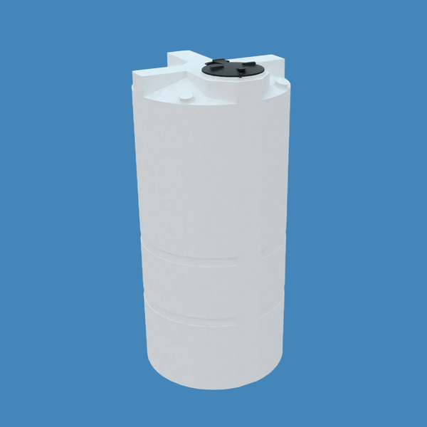 310 Gallon Vertical Encapsulated HDPE Tank XL Enclosed Custom Roto Mol ...