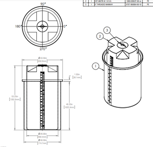 106 Gallon Self Contained Day Tanks - Circular Containment RTS Plastics SCDTC-88