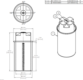 132 Gallon Self Contained Day Tanks - Circular Containment RTS Plastics SCDTC-110