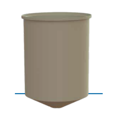Image of 660 Gallon Cone Bottom Tank RTS Plastics CBOT-550