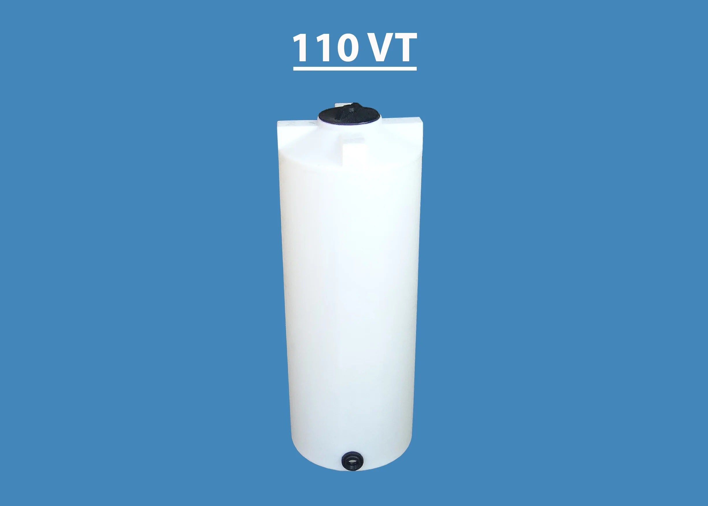 110 Gallon Vertical Polyethylene Tank Custom Roto Molding 110 VT
