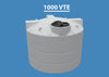 1000 Gallon Vertical Encapsulated HDPE Tank HD Enclosed Custom Roto Molding 1000 VTE