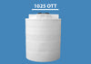 1025 Gallon Vertical HDPE Tank With Containment 1325 OTT Custom Roto Molding 1025 VTWC