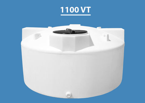 Image of 1100 Gallon Vertical Polyethylene Tank Custom Roto Molding 1100 VT