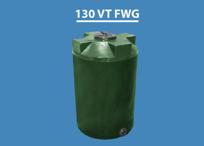 130 Gallon Vertical Water Storage Tank Custom Roto Molding 130 VT FWG