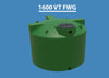 1600 Gallon Vertical Water Storage Tank Custom Roto Molding 1600 VT FWG