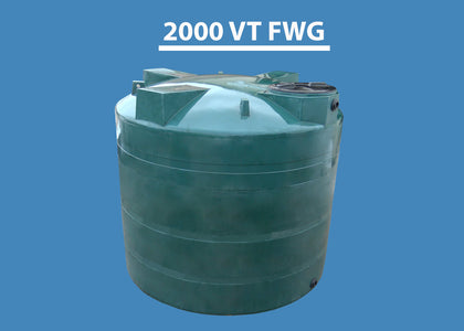 2000 Gallon Vertical Water Storage Tank Custom Roto Molding 2000 VT FWG