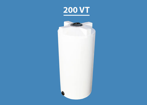 200 Gallon Vertical Polyethylene Tank Custom Roto Molding 200 VT