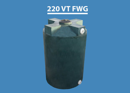 220 Gallon Vertical Water Storage Tank Custom Roto Molding 220 VT FWG