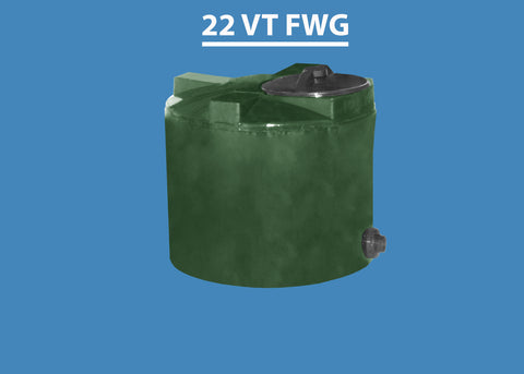 Image of 22 Gallon Vertical Water Storage Tank Custom Roto Molding 22 VT FWG