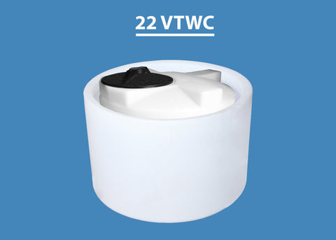 Image of 22 Gallon Vertical HDPE Tank With Containment 30 OTT Custom Roto Molding 22 VTWC