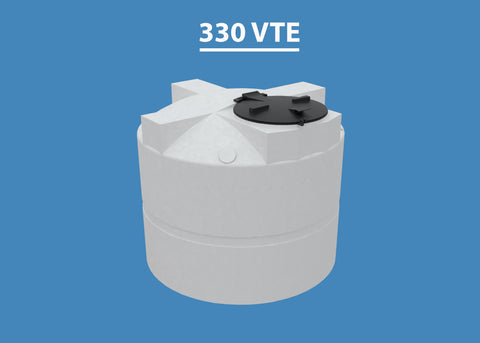 Image of 330 Gallon Vertical Encapsulated HDPE Tank XL Enclosed Custom Roto Molding 330 VTEXL