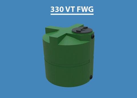 330 Gallon Vertical Water Storage Tank Custom Roto Molding 330 VT FWG