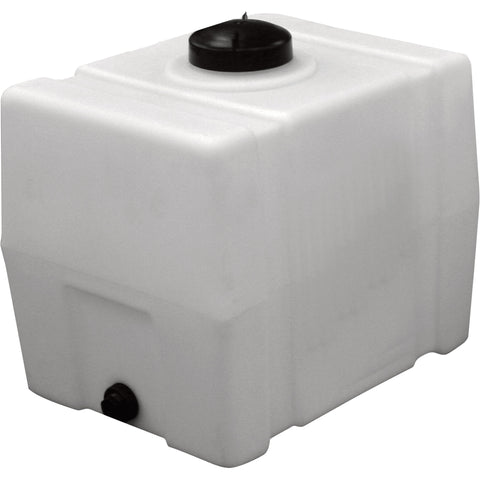 30 Gallon Square Polyethylene Water Storage Tank RomoTech 82123909