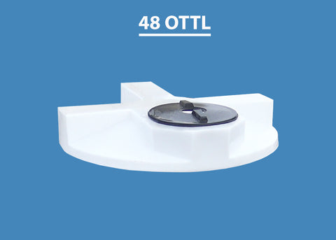Image of 48 Open Top HDPE Tank Lid Custom Roto Molding 48 OTTL