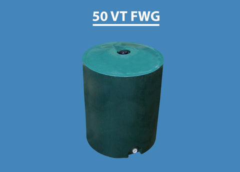 Image of 50 Gallon Vertical Water Storage Tank Custom Roto Molding 50 VT FWG