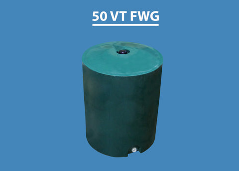 Image of 50 Gallon Vertical Water Storage Tank Custom Roto Molding 50 VT FWG