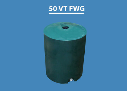 50 Gallon Vertical Water Storage Tank Custom Roto Molding 50 VT FWG