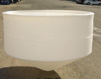 600 Gallon Open Cone Top Tank Custom Roto Molding 600 OTCB