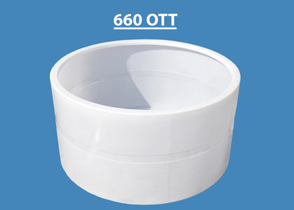 660 Gallon Open Top HDPE Tank Custom Roto Molding 660 OTT