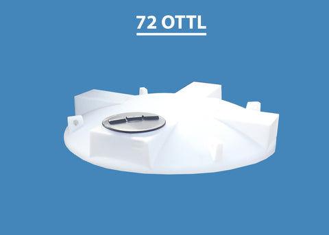 72 Open Top HDPE Tank Lid Custom Roto Molding 72 OTTL