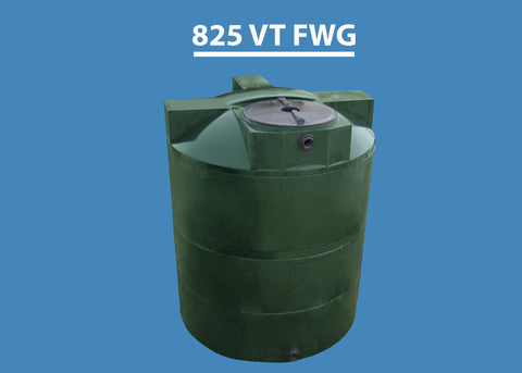 Image of 825 Gallon Vertical Water Storage Tank Custom Roto Molding 825 VT FWG