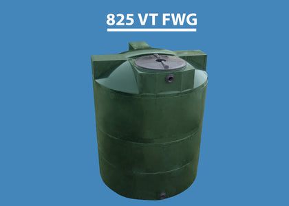 825 Gallon Vertical Water Storage Tank Custom Roto Molding 825 VT FWG