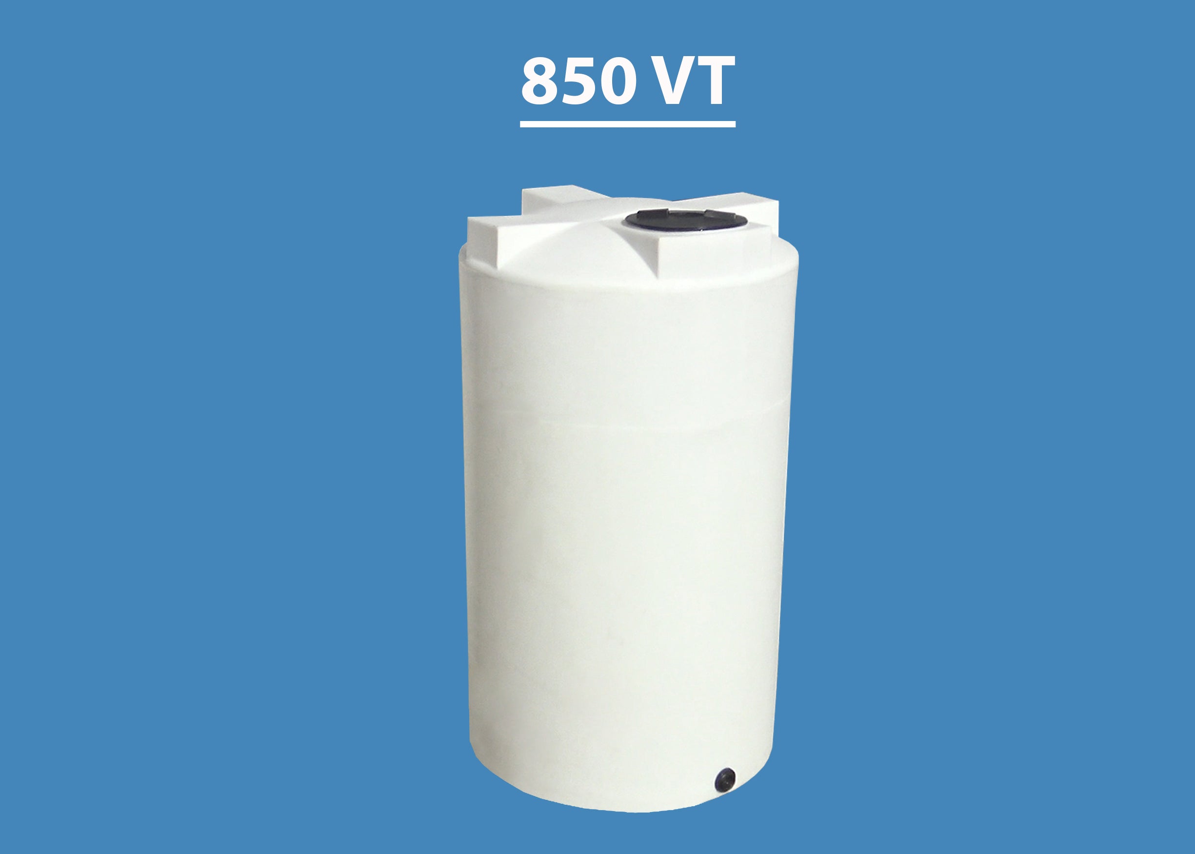 850 Gallon Vertical Tank HD Custom Roto Molding 850 VT HD