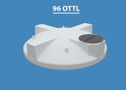 96 Open Top HDPE Tank Lid Custom Roto Molding 96 OTTL