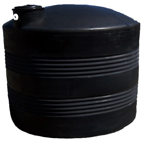 Dunmiers 2500 Gallon Black Plastic Water Storage Tank Ql-1020