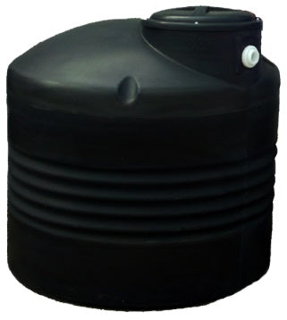 300 Gallon Black Plastic Water Storage Tank Quadel Titan 1013