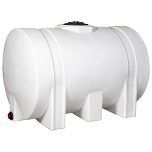 550 Gallon Polyethylene Round Horizontal Leg Tank RomoTech 82124269