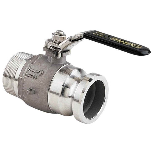 2" Male Adpater Stainless Steel Ball Valve Banjo VSFMT220SS