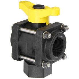 1 1/2" FPT Polypropylene Ball Valve Banjo V150BL