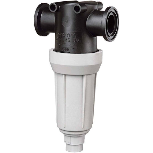 50 Flange Poly Self Cleaning Flush Out T-Line Strainer TeeJet AA126MLSC-F50