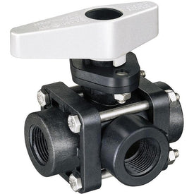 3/4" FPT Polypropylene Ball Valve TeeJet AA344M-3-3/4-PP
