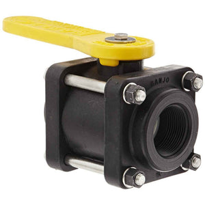 1" FPT Polypropylene Ball Valve Banjo V125