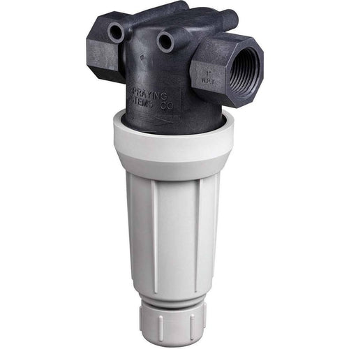 1" FPT Poly Flush Out T-Line Strainer TeeJet AA126ML-4