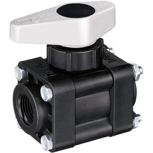 3/8" FPT Polypropylene Ball Valve TeeJet AA343M-2-1/2-PP