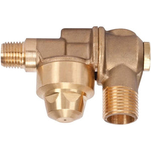 1/4" FPT 1 Outlet Brass Rollover TeeJet 98451-1/4F