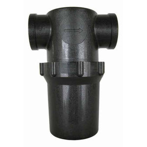 1 1/2" FPT Poly T-Line Strainer with Viton Gasket Valley 150PPFV