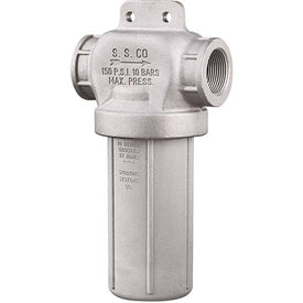 1 1/4" FPT Nylon/AL Mountable T-Line Strainer - Buna-N Gasket TeeJet AA124ML-1-1/4-AL