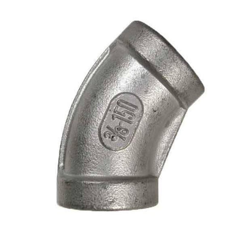 Stainless Steel Pipe Elbow Fitting - 4" FPT x 4" FPT Valley 304-LL4005