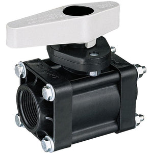 1" FPT Polypropylene Ball Valve TeeJet AA346M-2-1-1/4-PP