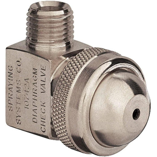 1/4" FPT ChemSaver Diaphragm Check Valve TeeJet 10742A-AL