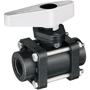 3/4" FPT Polypropylene Ball Valve TeeJet AA344M-2-1-PP